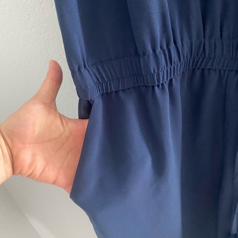Cabi Blue Jumpsuit - Picture 6 of 8